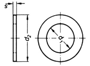 ISO 8738 Flat Washers for Clevis Pins